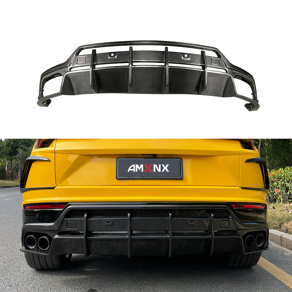 Lamborghini Urus Dry carbon fiber STOP-Style Rear Lip