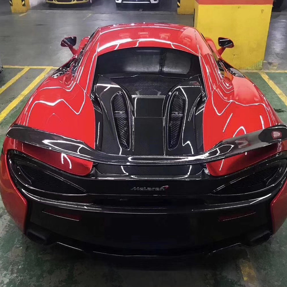 McLaren 570S/540C/570GT Dry carbon fiber OEM-style Rear Engine Bay Cover