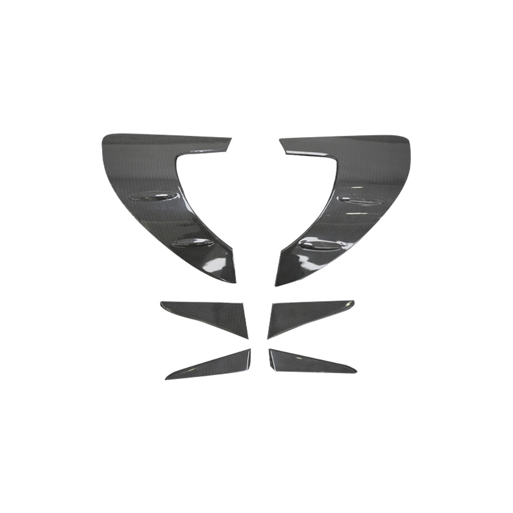 Ferrari 296 Dry carbon fiber Rear Fender Trim
