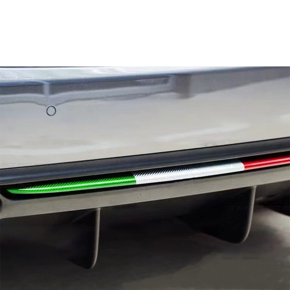 Alfa Romeo Stelvio Dry carbon fiber Rear Lip