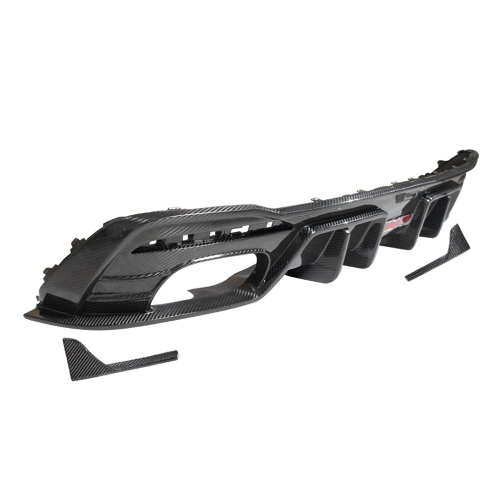 Audi S4/A4 B9 PA Dry carbon fiber Second Generation Diffuser