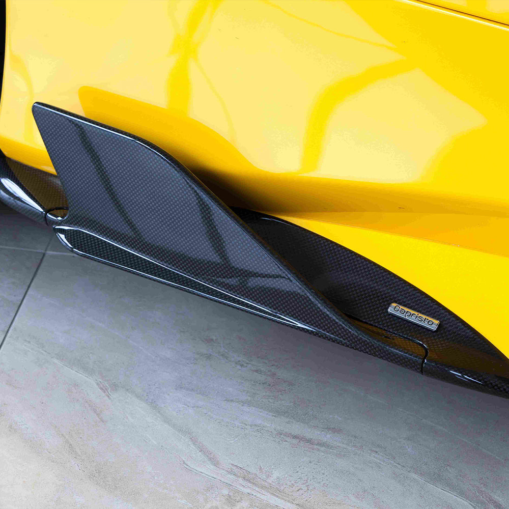 Ferrari 488 SC Dry carbon fiber Side Skirt Ornament