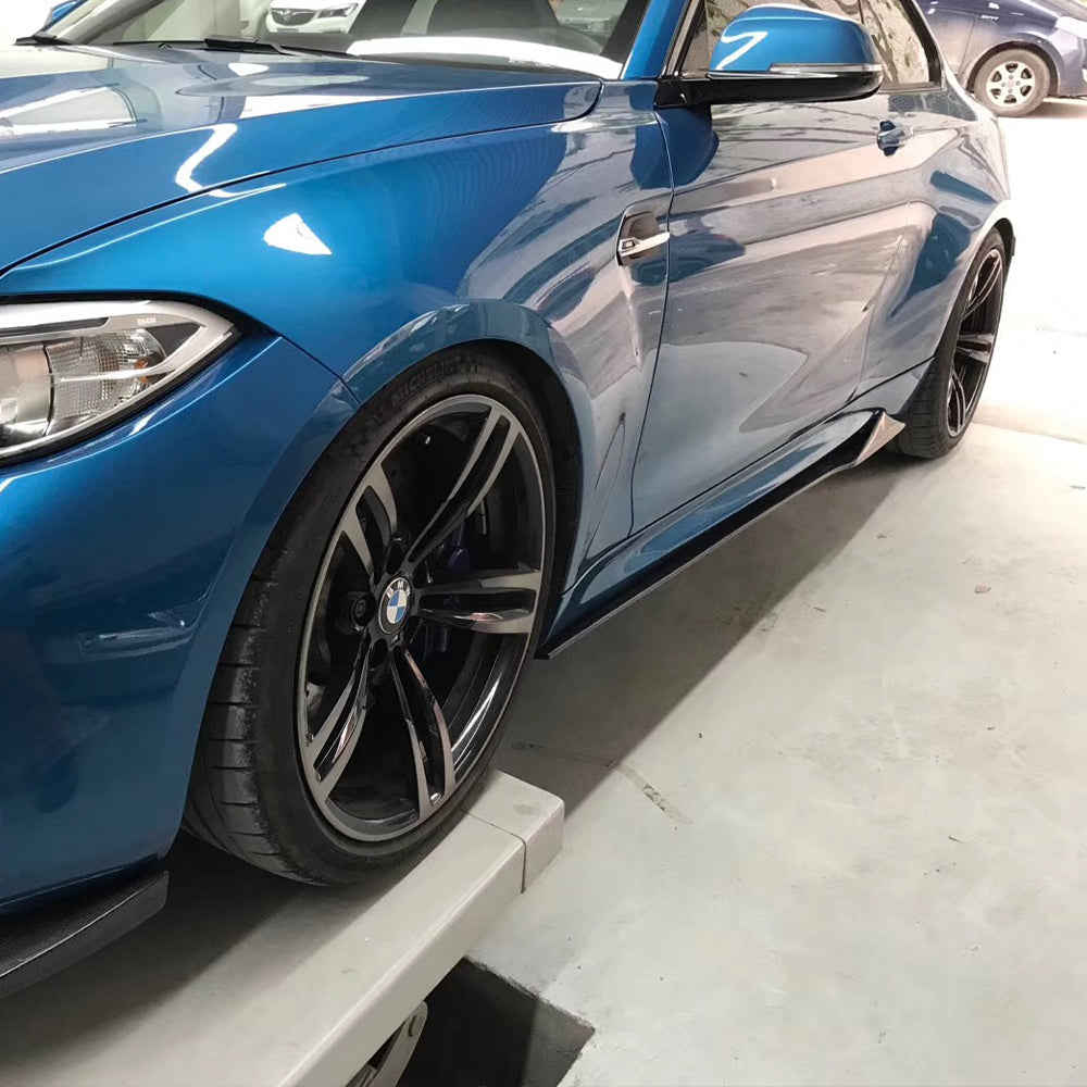 BMW M2 F87 Dry Carbon Fiber MTC Side Skirts