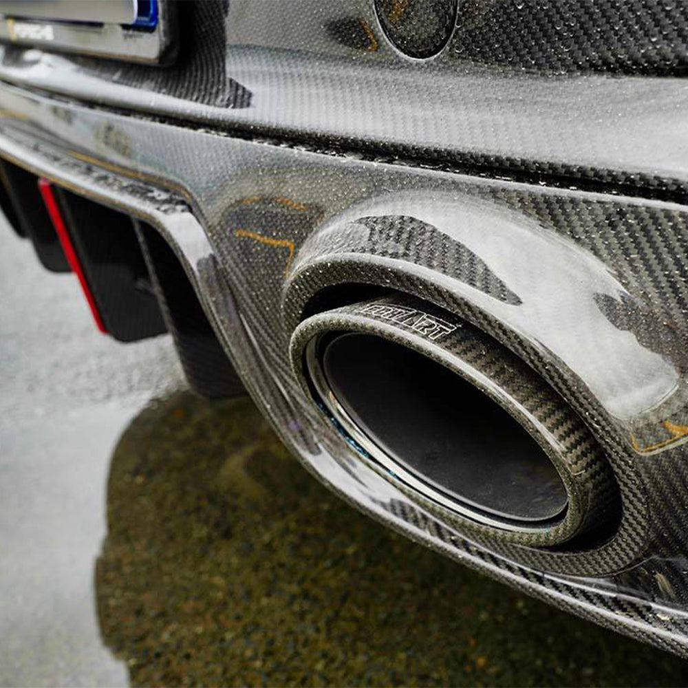 Porsche 911 992 Turbo/Turbo S Dry carbon fiber Rear Bumper & Diffuser