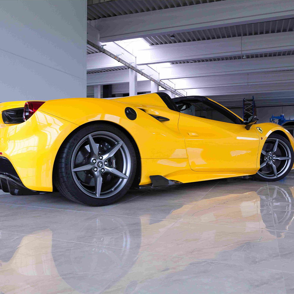 Ferrari 488 SC Dry carbon fiber Side Skirt Ornament