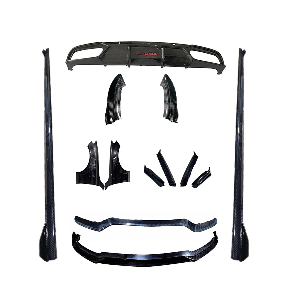 Mercedes-Benz C63 W205 AMG Dry carbon fiber Front Fender