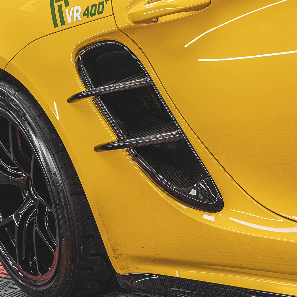 Porsche 718 Boxter/Cayman Dry carbon fiber Side Air Inlet Grille