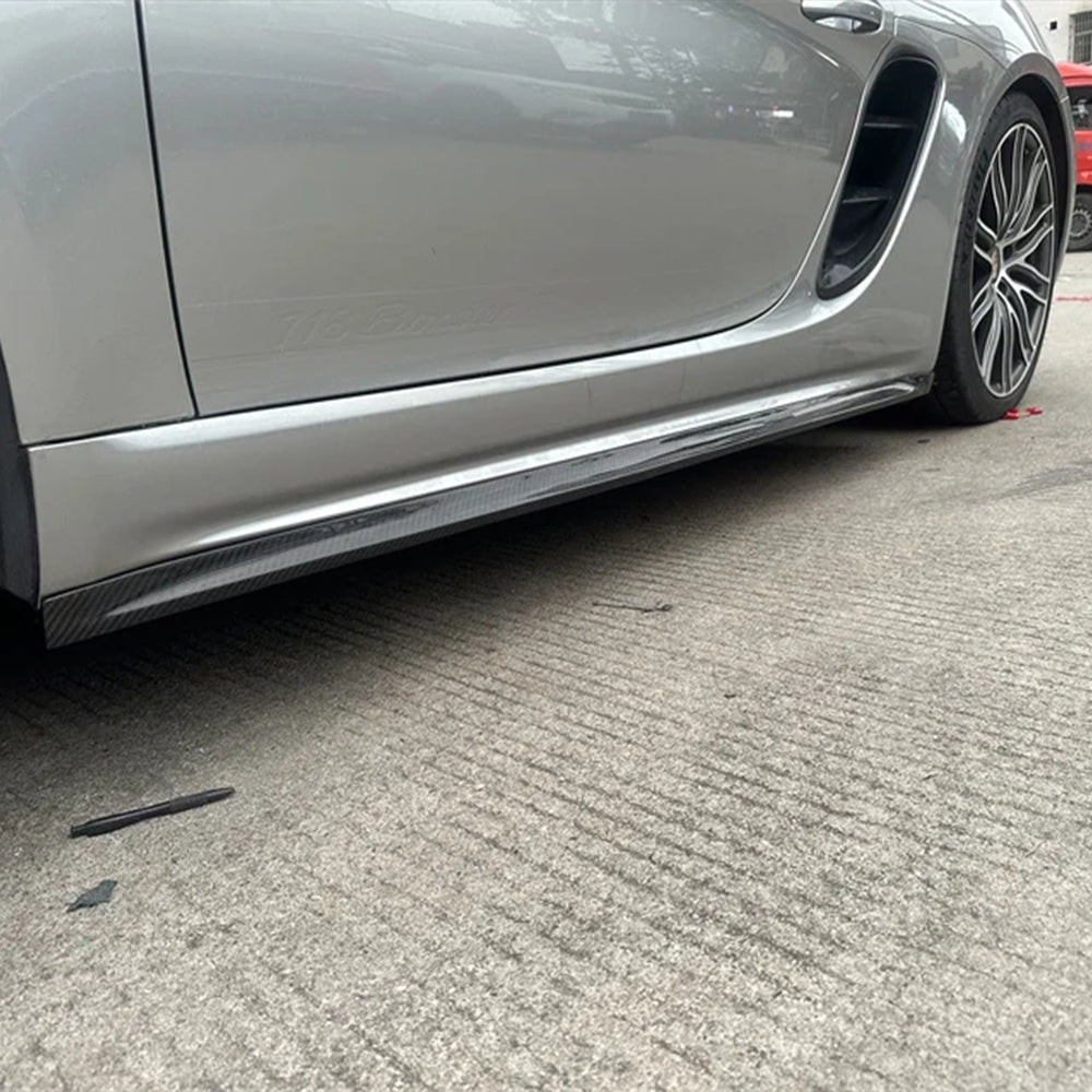 Porsche 718 Boxter/Cayman Dry carbon fiber Side Skirts