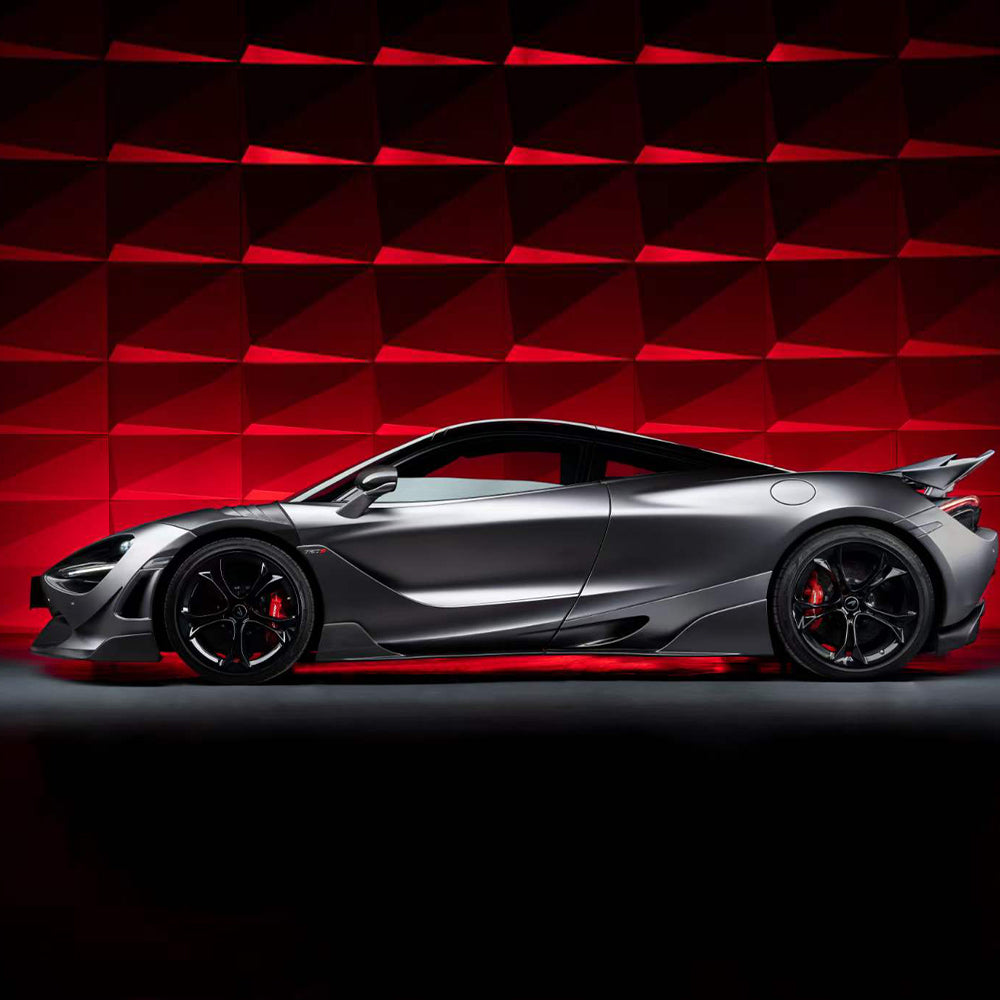 McLaren 720S Dry carbon fiber SRY style side skirts