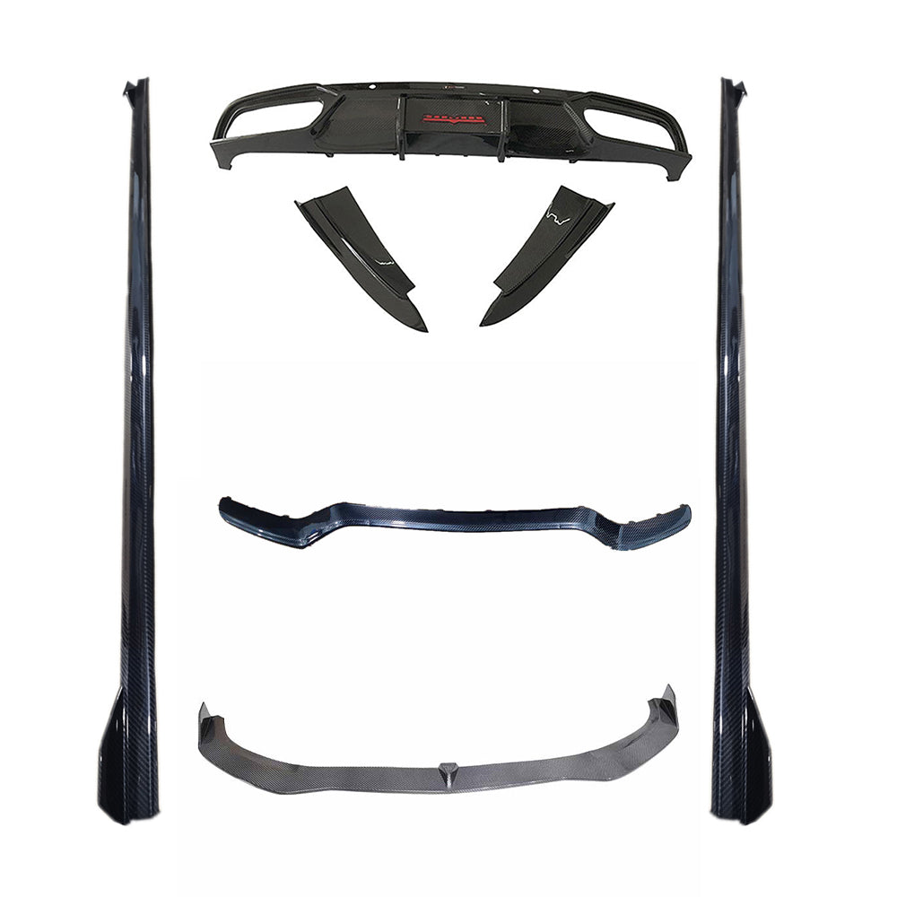 Mercedes-Benz C63 W205 AMG Dry carbon fiber Diffuser