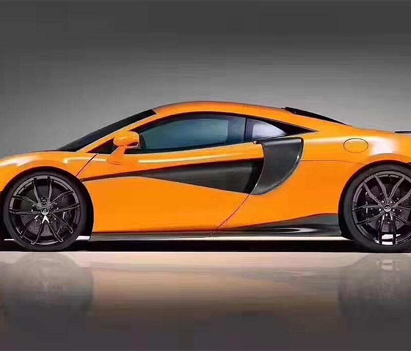 McLaren GT SN-Style Dry carbon fiber Rear Fender Trims