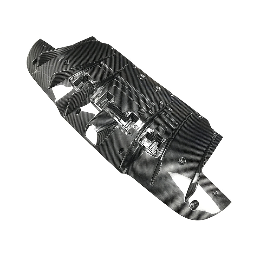 Ferrari 488 SN Dry carbon fiber Diffuser