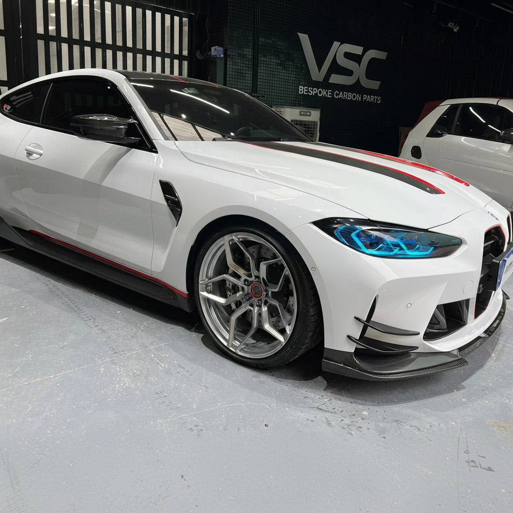 BMW M3/M4 G8x Dry carbon fiber AC Front Air Knives