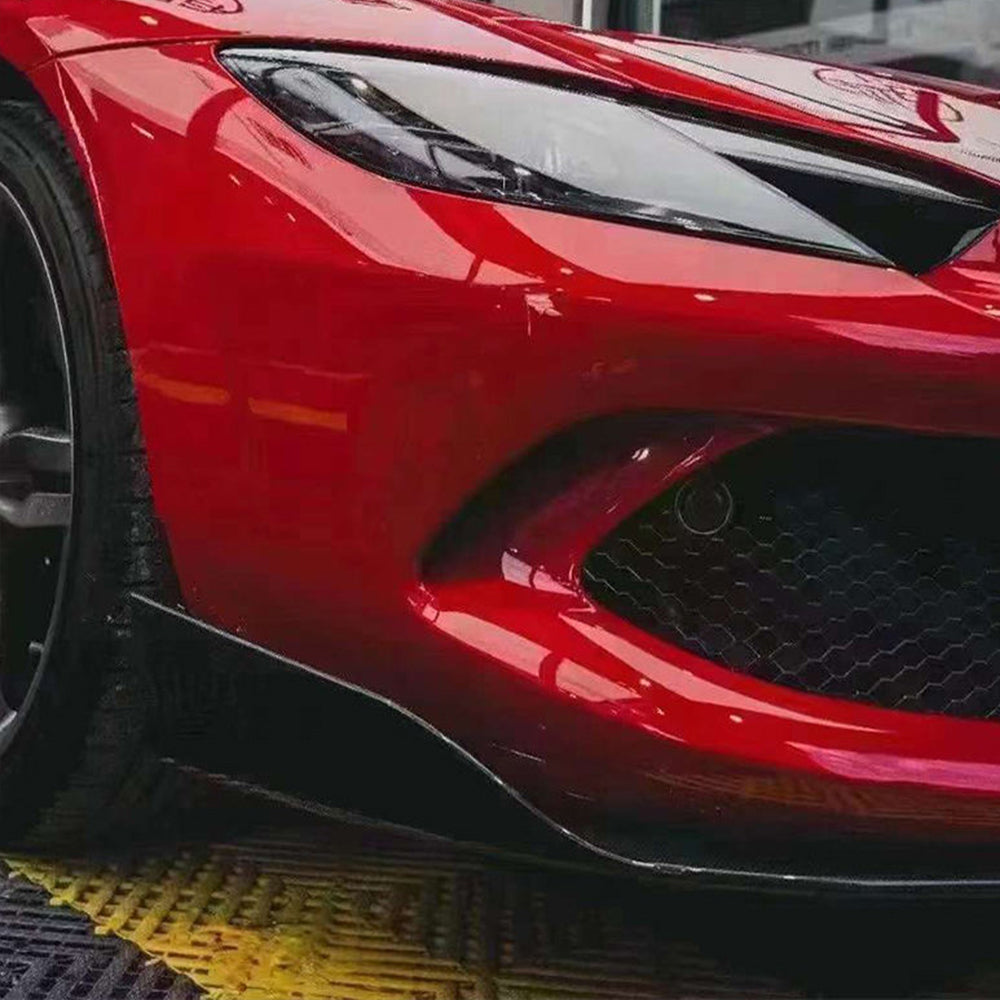 Ferrari 296 dry carbon fiber Front Lip