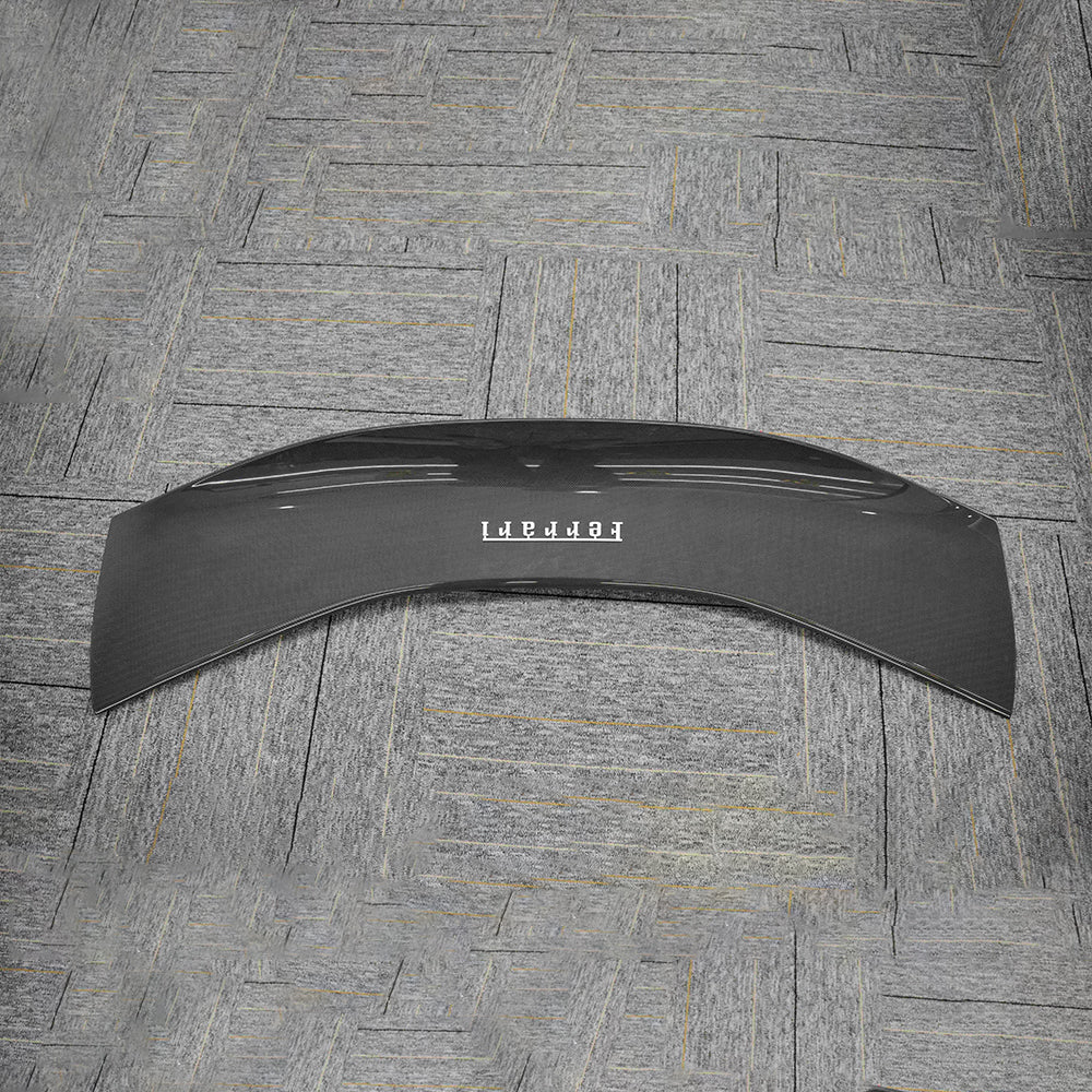 Ferrari 296 Dry carbon fiber Rear Spoiler