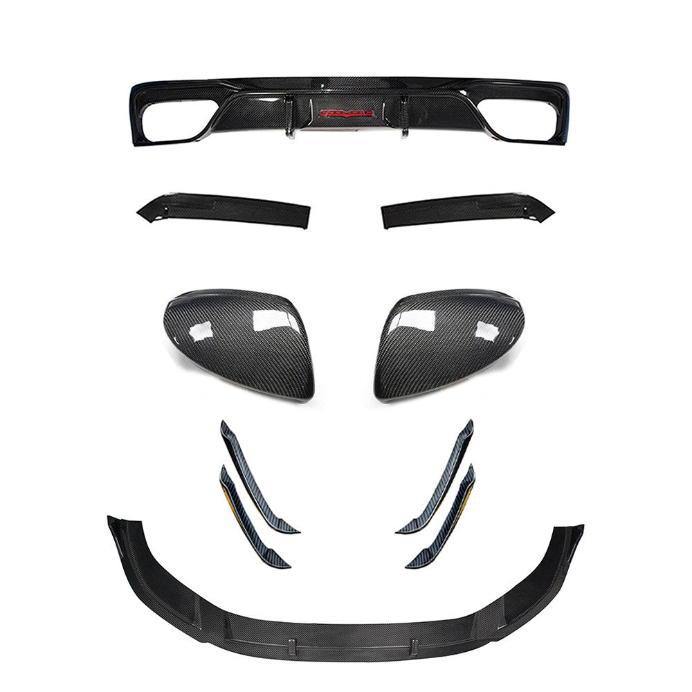 Audi A6/S6 C8 Dry carbon fiber Diffuser