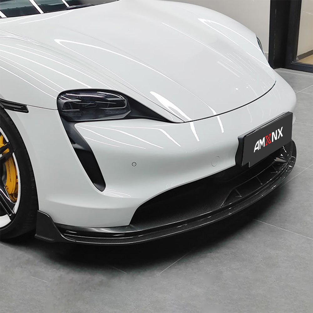 Porsche Taycan Dry carbon fiber Front Lip