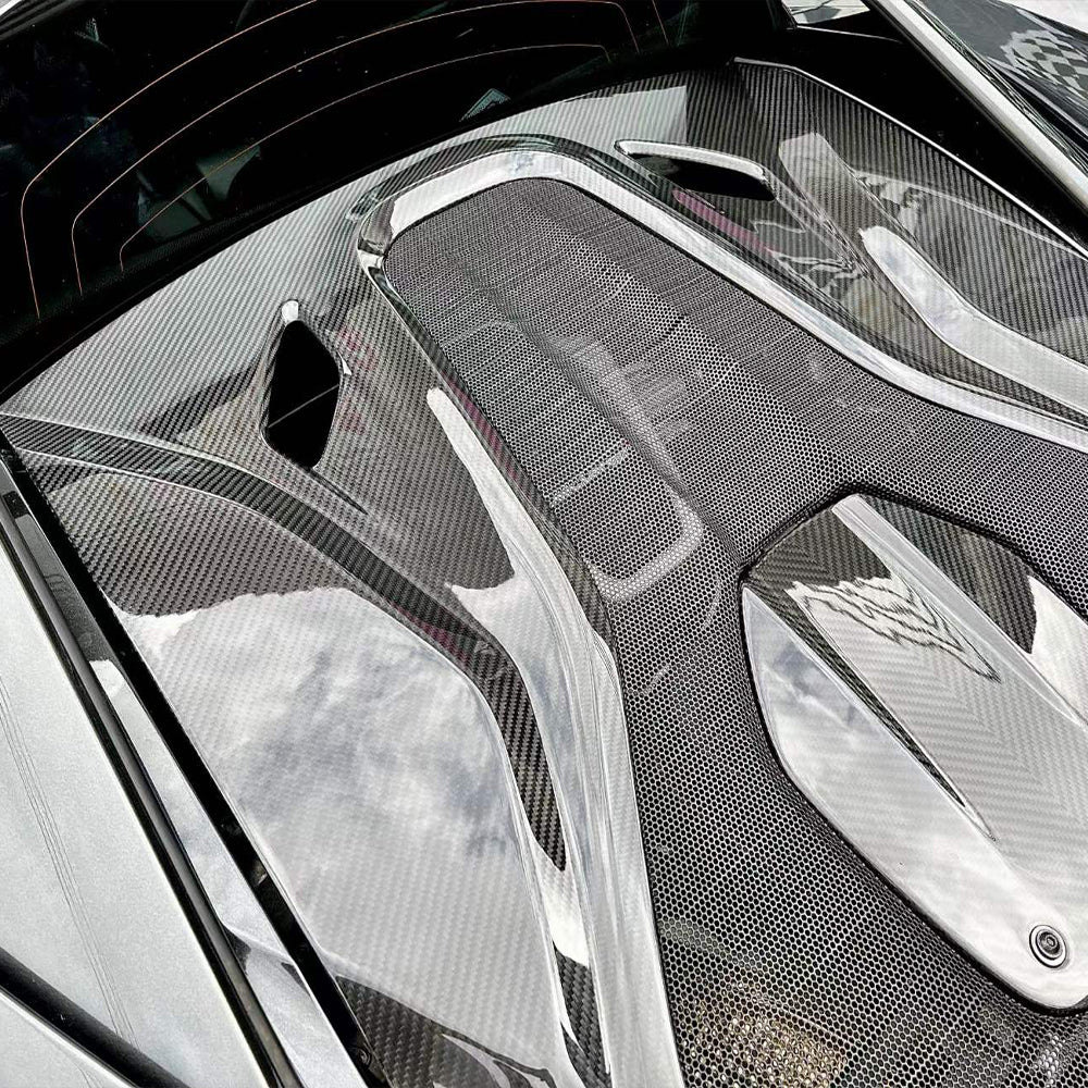 McLaren 540C/570S/570GT Dry carbon fiber Rear Hood For Upgraded 600LT
