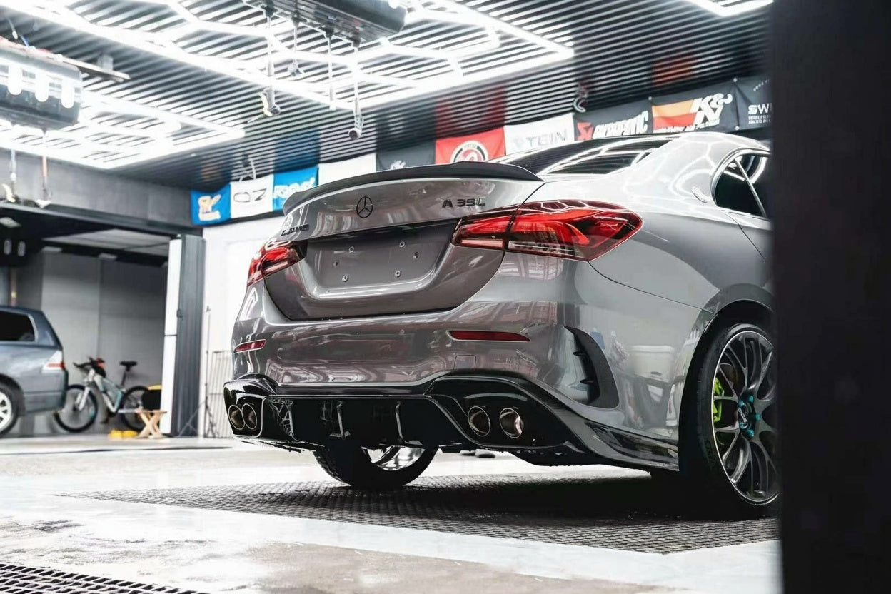 Mercedes-Benz A-Class W177 Dry carbon fiber Diffuser