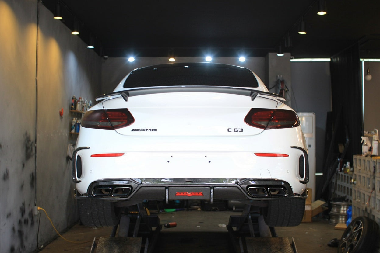 Mercedes-Benz C63 W205 AMG Dry carbon fiber Diffuser