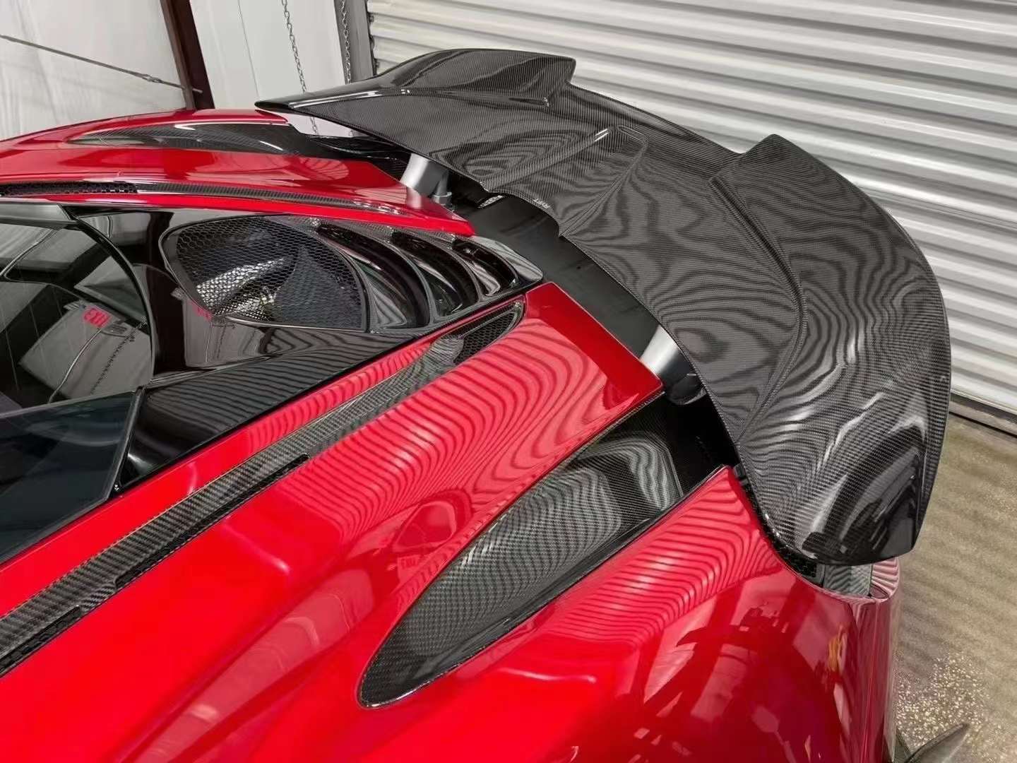 McLaren 720S Dry carbon fiber SRY style Rear Wing