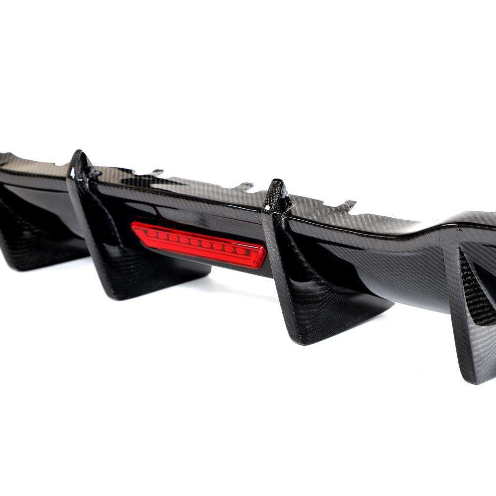 Audi RS3 Dry carbon fiber Diffuser with Break Light