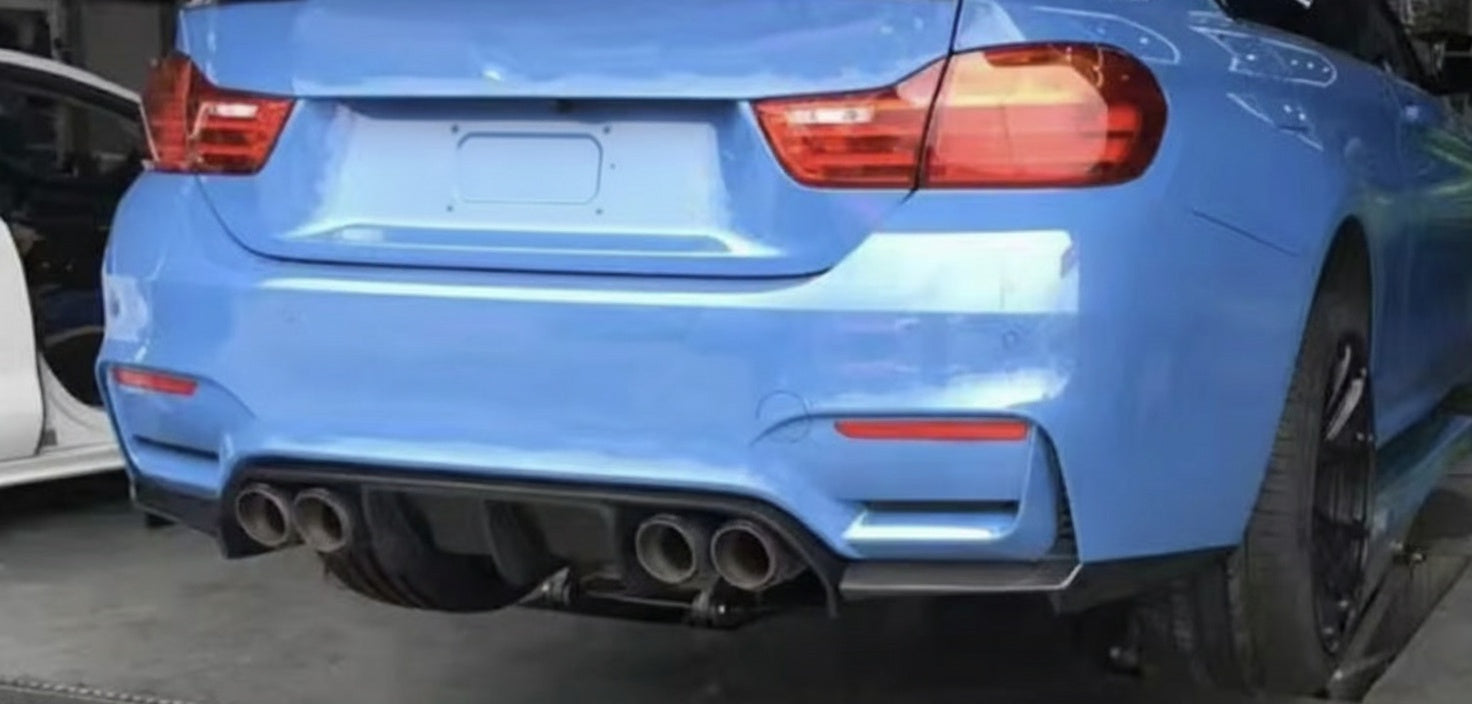 BMW M3/M4 F8x Dry carbon fiber V Diffuser