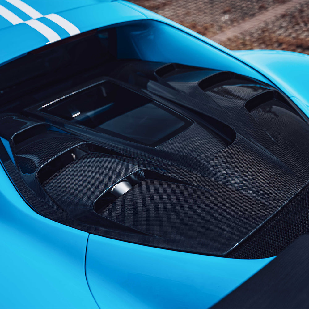 Ferrari 296 Dry carbon fiber Rear Hood