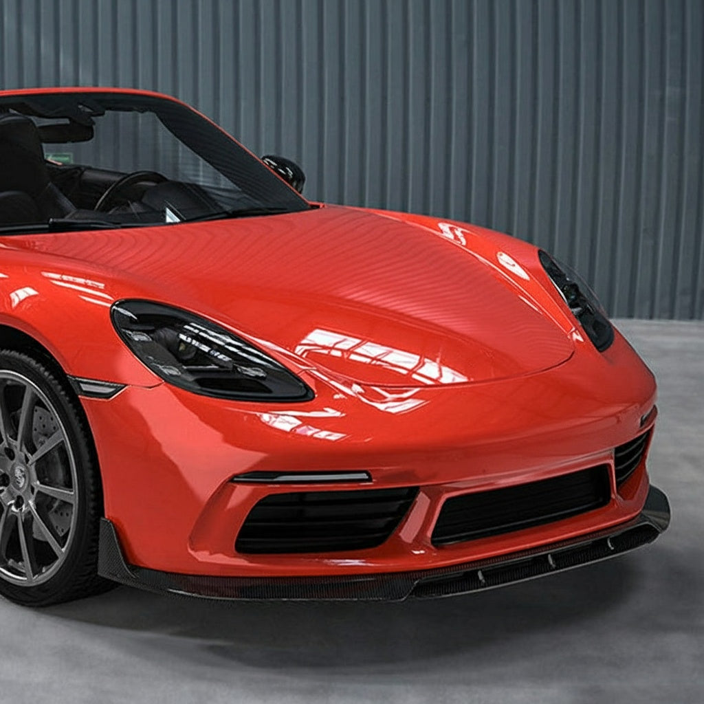 Porsche 718 Boxter/Cayman Dry carbon fiber Front Lip