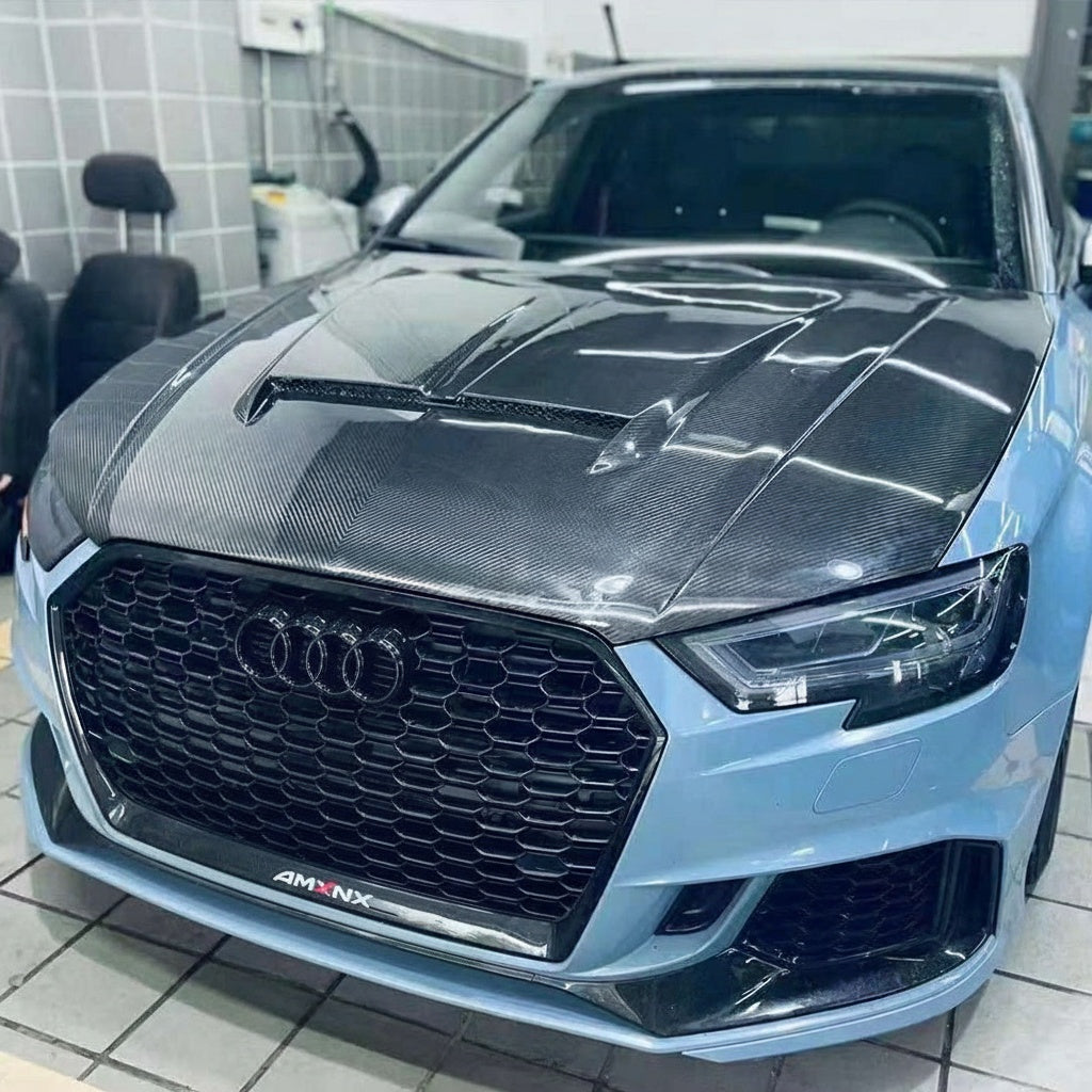 Audi A3/S3 Dry carbon fiber Hood