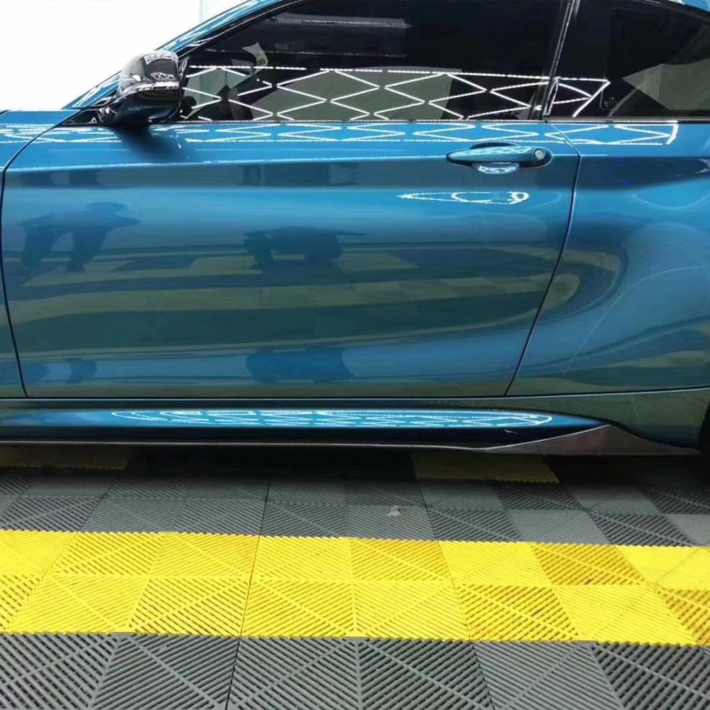 BMW M2 F87 Dry Carbon Fiber MTC Side Skirts