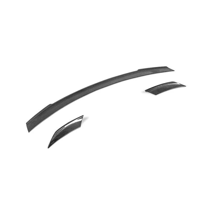 Porsche Taycan Dry carbon fiber Rear Wing lip Spoiler
