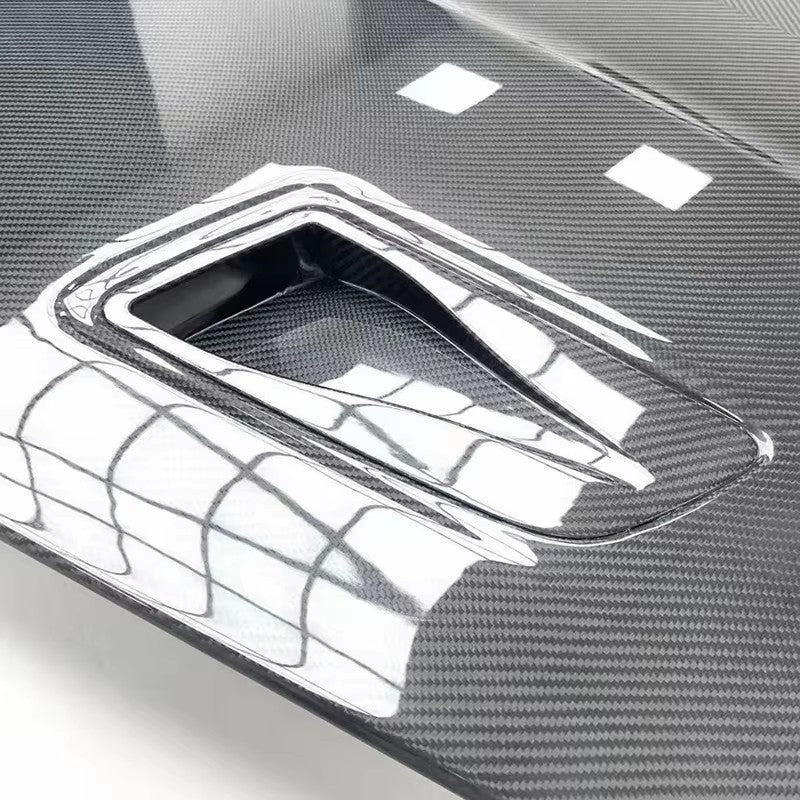 Porsche 718 Boxter/Cayman Dry carbon fiber Front bonnet