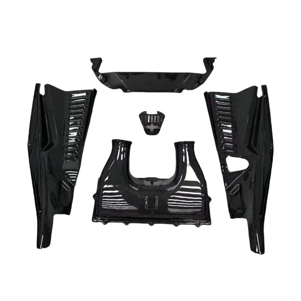 Ferrari F8 Dry carbon fiber Engine Bay Cover