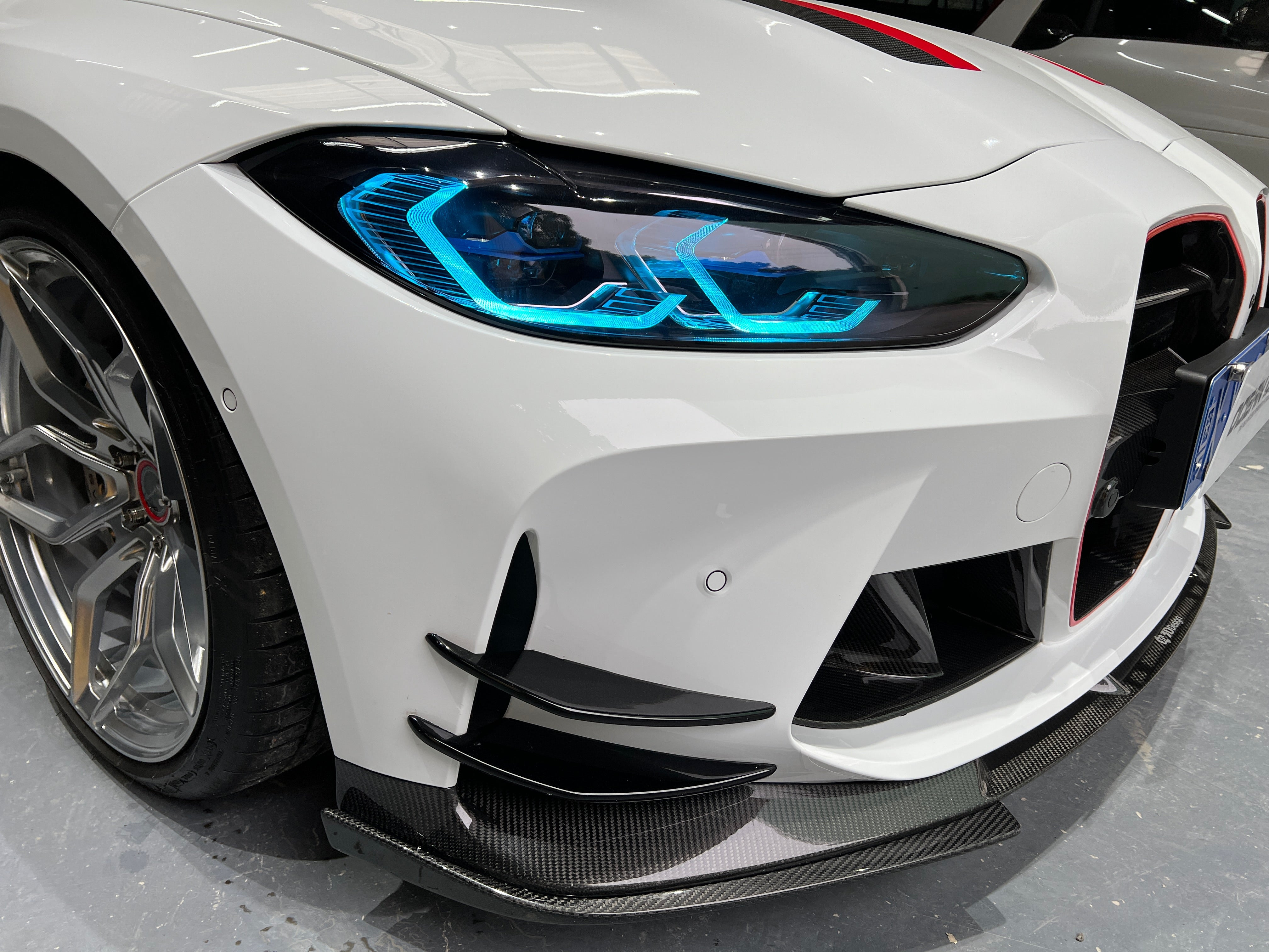 BMW M3/M4 G8x Dry carbon fiber AC Front Air Knives