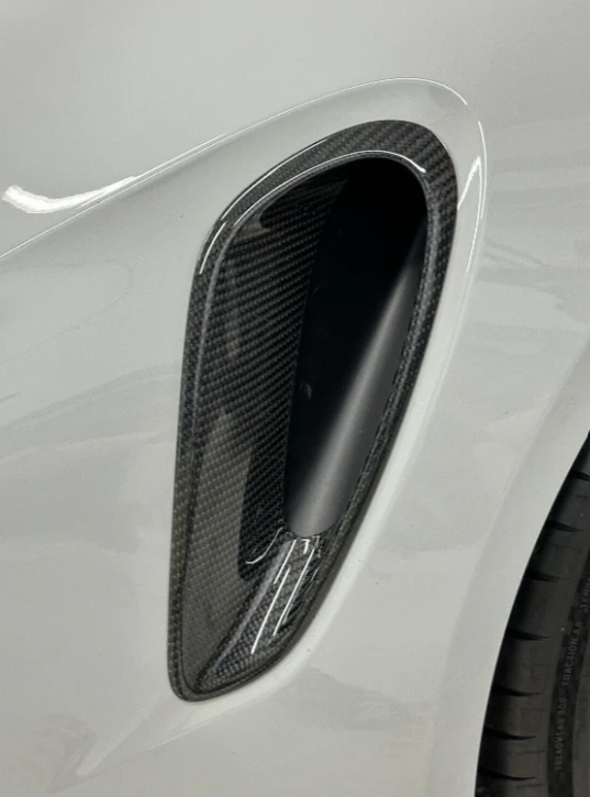 Porsche 911 992 Dry carbon fiber Rear Fender Air Vents
