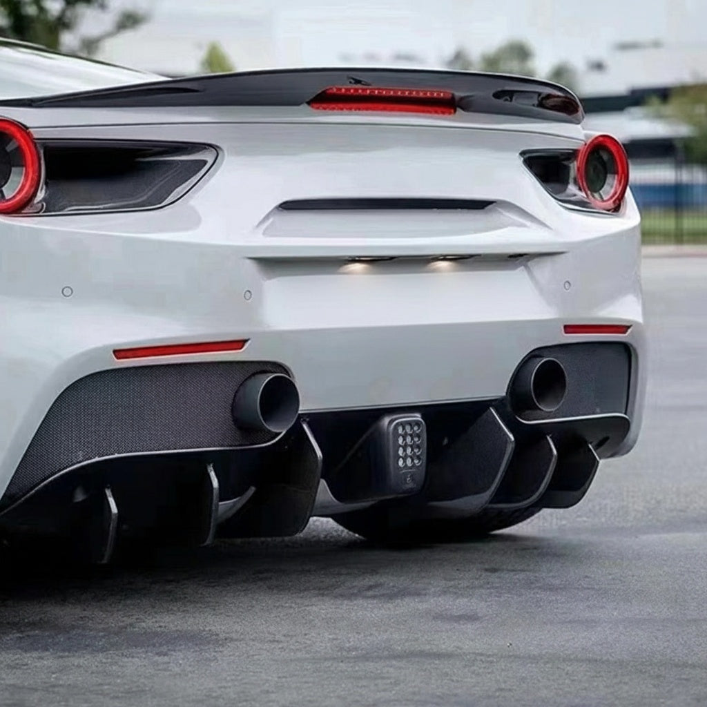 Ferrari 488 Dry carbon fiber Rear Spoiler