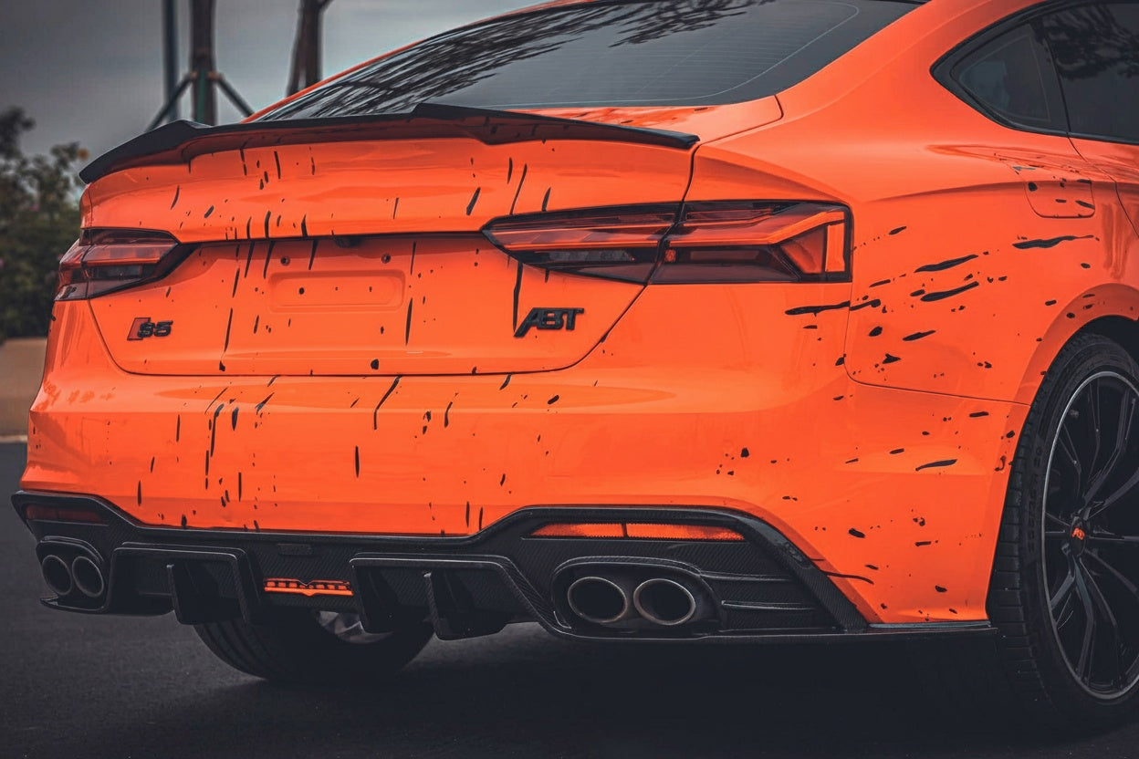 Audi A5/S5 B9 PA Dry carbon fiber Diffuser