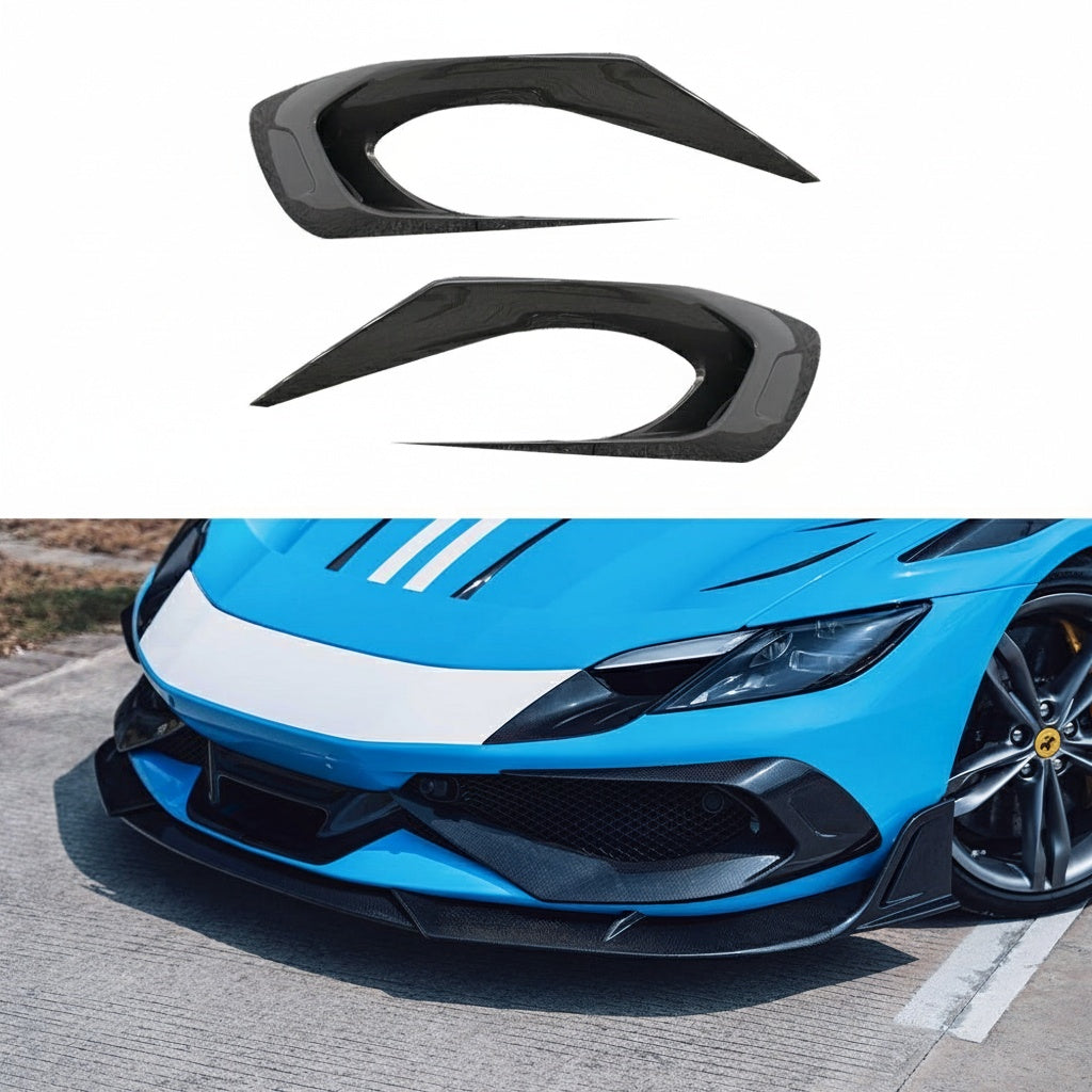 Ferrari 296 Dry carbon fiber Front Air Vents