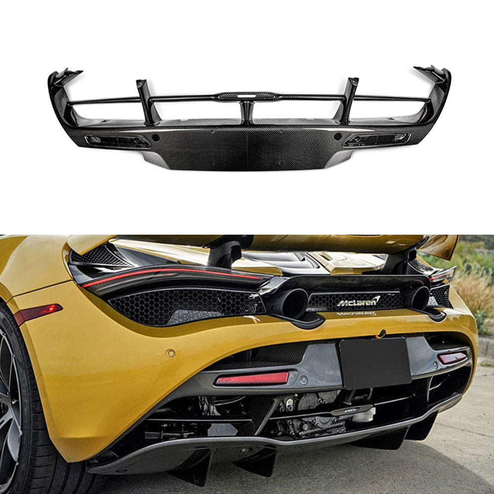 McLaren 720S Dry carbon fiber SRY style Rear Bumper