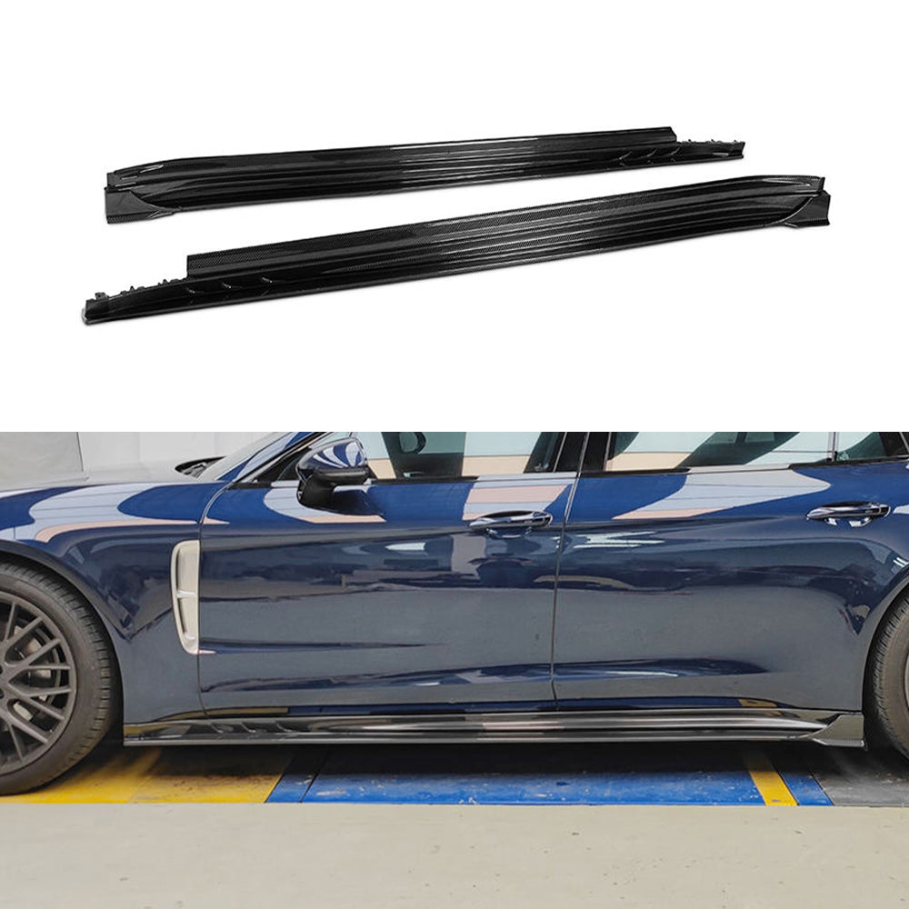Porsche Panamera 971 Dry carbon fiber Side Skirts