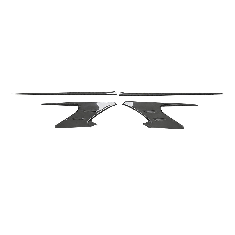 Ferrari 296 Dry carbon fiber Upper Side Skirts