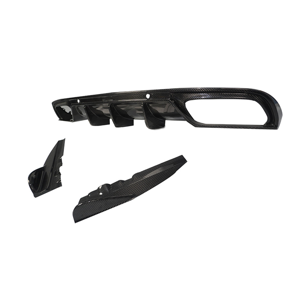 Mercedes-Benz C-Class W205 AMG-Line Dry carbon fiber Diffuser