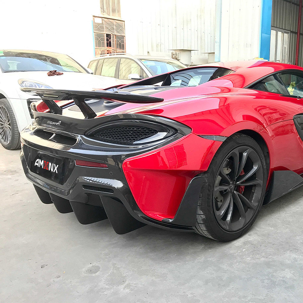McLaren 540C/570S/570GT Dry carbon fiber Rear Bumper For Upgraded 600LT