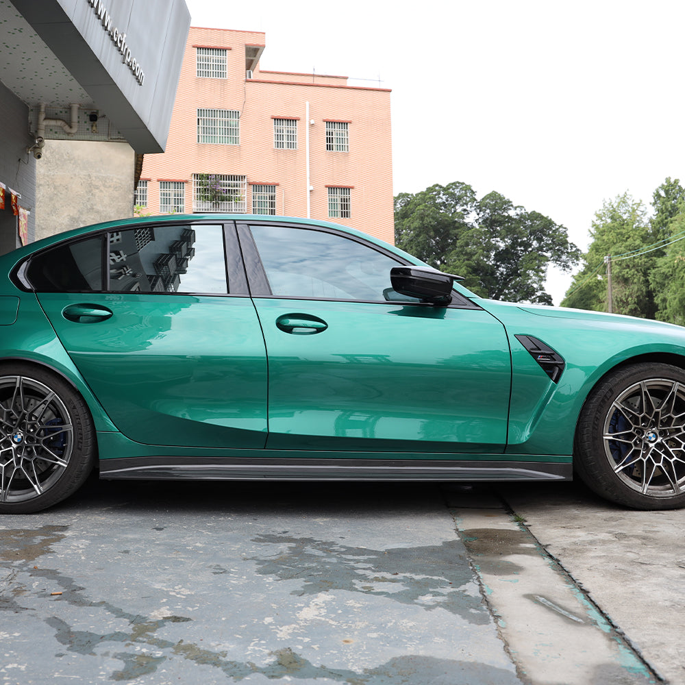 BMW M3/M4 G8x Dry carbon fiber Side Skirts