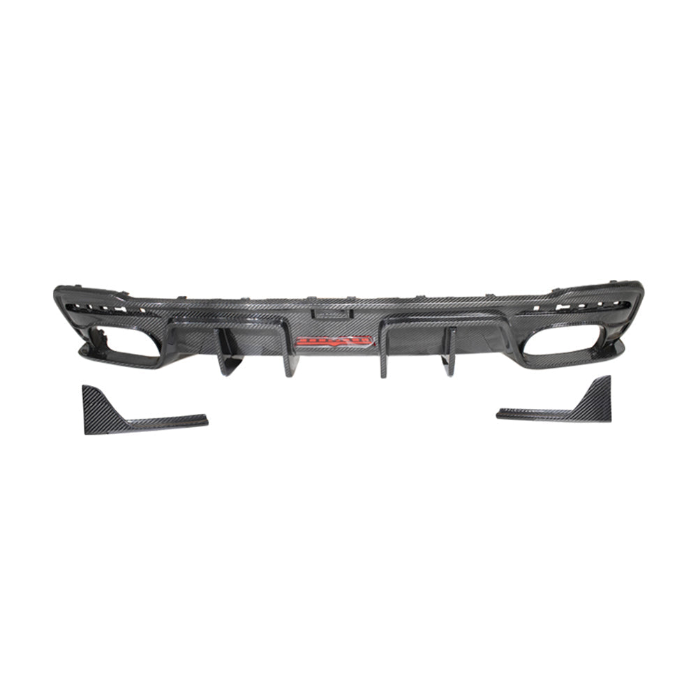 Audi S4/A4 B9 PA Dry carbon fiber Second Generation Diffuser