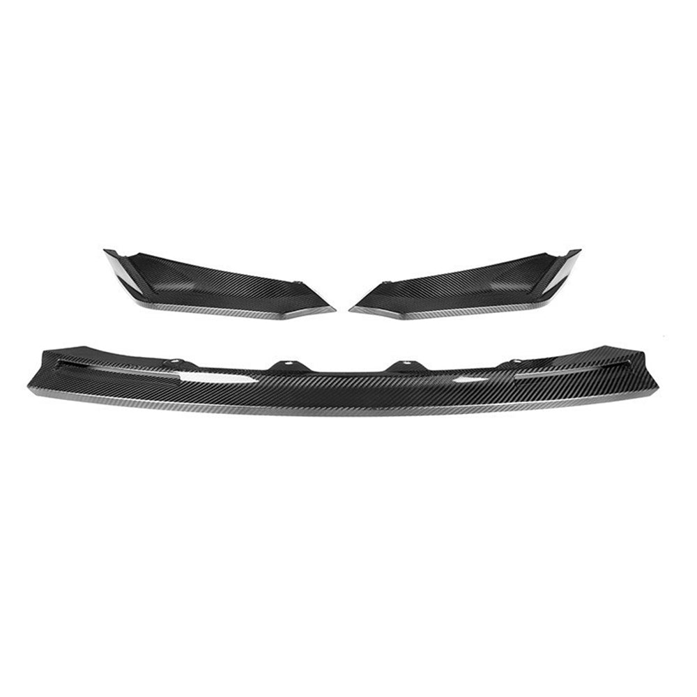 BMW M3/M4 G8x Dry carbon fiber Three-Part Front Lip