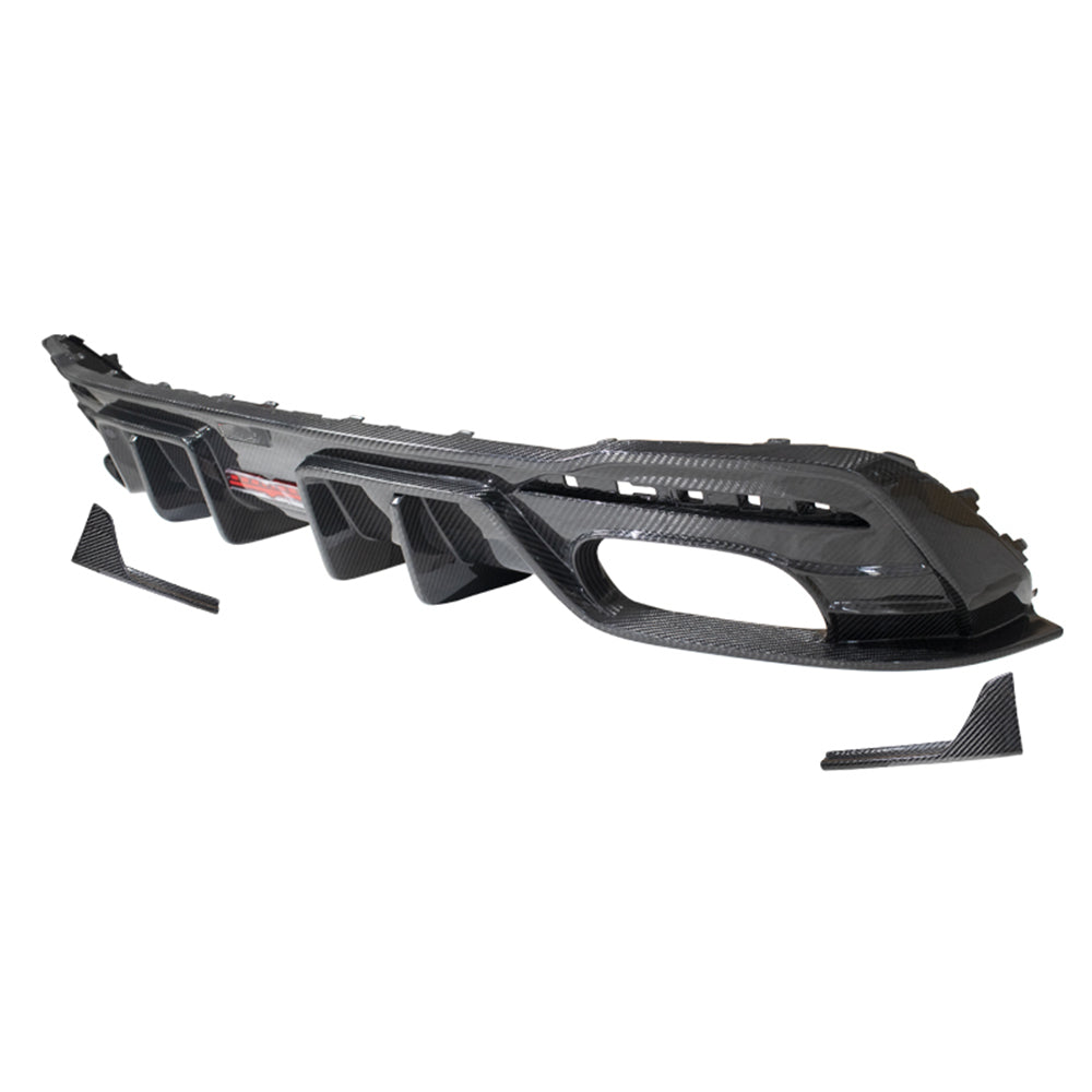 Audi S4/A4 B9 PA Dry carbon fiber Second Generation Diffuser