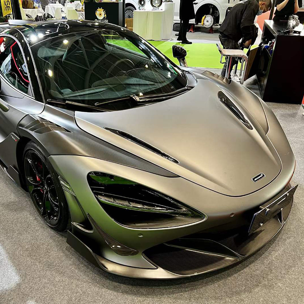 McLaren 720S Dry carbon fiber SRY style Front bumper wind Side