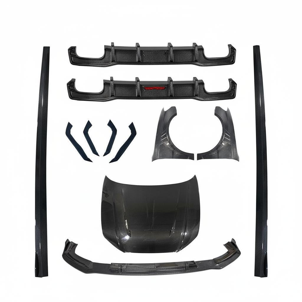 Audi RS3 Dry carbon fiber Front Lip